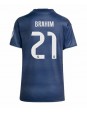 Real Madrid Brahim Diaz #21 Replika Borta Kläder Dam 2025-26 Kortärmad